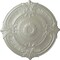 Ekena Millwork Attica Ceiling Medallion (Fits Canopies up to 3 3/4"), Hnd-Painted Flash Copper, 39 1/2"OD x 2 1/2"P CM39ATFCS - alternate 1